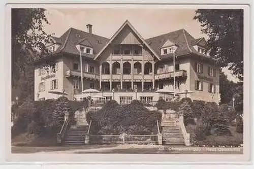 54348 Ak Oberammergau Haus Osterbichl um 1940