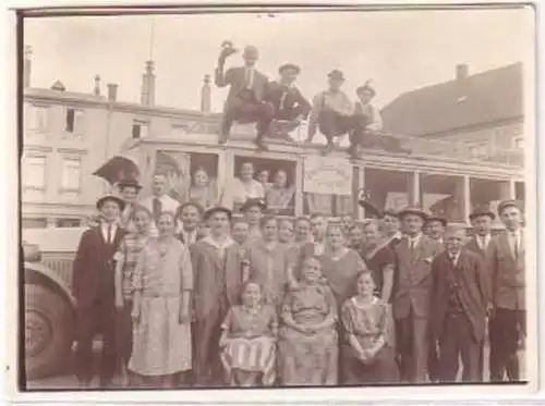 24675 Foto von einer Omnibus Fahrt am 28. August 1927