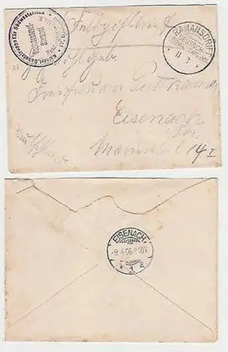 65252 Feldpostbrief Deutsch Südwestafrika mit Truppenstempel Ramansdrift 1906