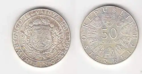 50 Schilling Silber Münze Gendarmerie in Österreich 1974 (113434)