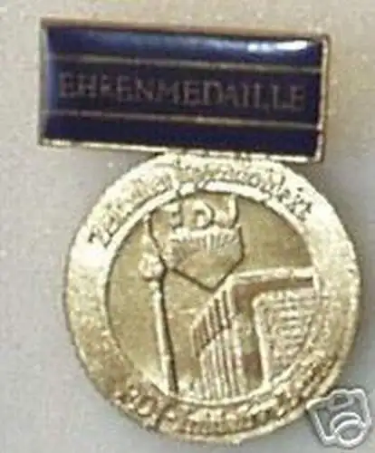 DDR Ehrenmedaille Zentrales Jugendobjekt der FDJ