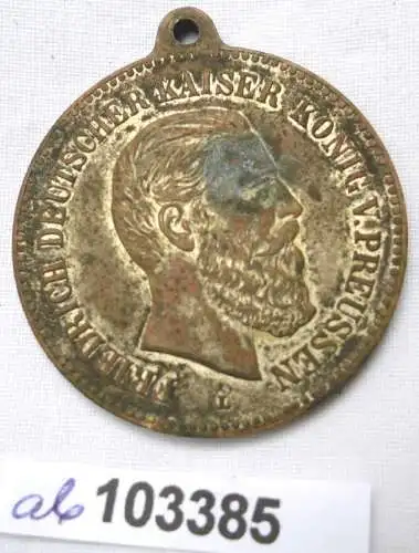 alte Medaille Friedrich Deutscher Kaiser König von Preussen 1888