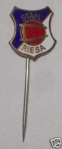 DDR Anstecknadel Sportverein Stahl Riesa