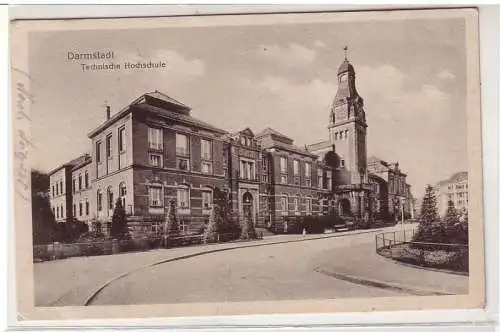 41635 Feldpost Ak Darmstadt technische Hochschule 1917