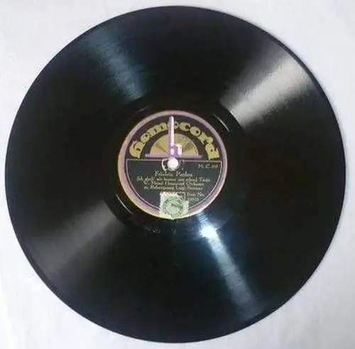 Schellackplatte Homocord Tango "Fräulein Pardon" u.a. 1929 (j)