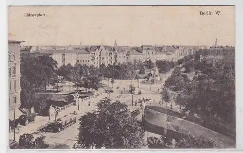 91032 Ak Berlin Lützowplatz mit Strassenbahnen 1906