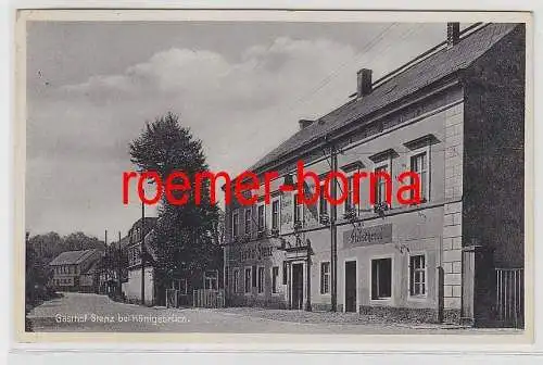 75722 Ak Gasthof Stenz bei Königsbrück 1938