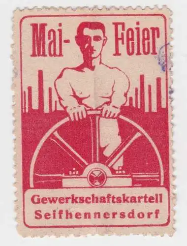 seltene Spenden Marke Gewerkschaftskartell Seifhennersdorf Maifeier 1923 (39707)