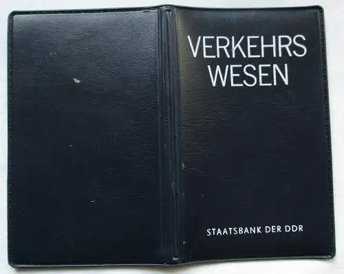 DDR 2 x 5 Mark 1988 - Mappe Verkehrswesen / Saxonia + Überseehafen (122518)