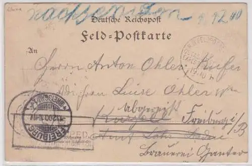 901375 Feldpostkarte China Boxeraufstand K.D. Feldostexpedition des Ostas. 1900