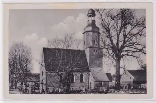 900149 AK Ebersbach Kreis Geithain - Kirche