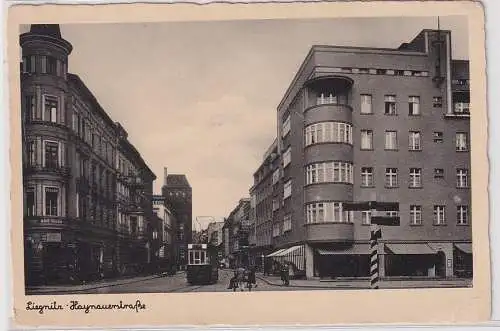 40509 Ak Liegnitz Legnica in Schlesien Haynauerstrasse um 1930