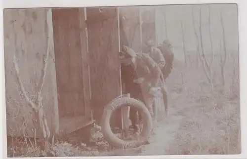 57633 Foto Ak Wiek Wieck auf der Insel Rügen Flugstation um 1915