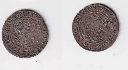 1 Groschen Silber Münze Sachsen Johann Georg I 1626 HI ss (144169)