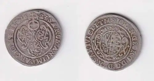 1 Groschen Silber Münze Sachsen Johann Georg I 1623 Schwan ss (142026)