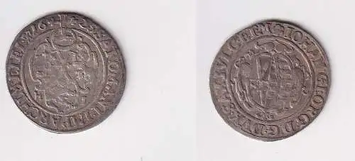 1 Groschen Silber Münze Sachsen Johann Georg I 1625 HI ss (142745)