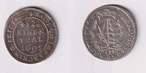 1/12 Taler Sachsen albertinische Linie 1695 EPH f.vz (115404)