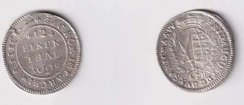 1/12 Taler Sachsen albertinische Linie 1695 EPH vz (118897)