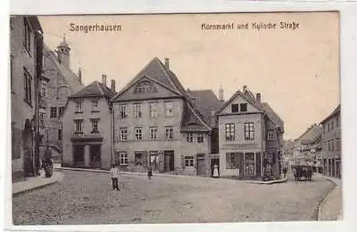 40941 Ak Sangerhausen Kornmarkt & Kylische Straße 1915