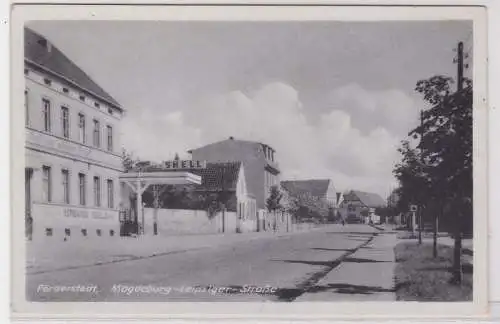 88619 AK Förderstedt - Magdeburg-Leipziger-Straße, Straßenansicht mit Shell