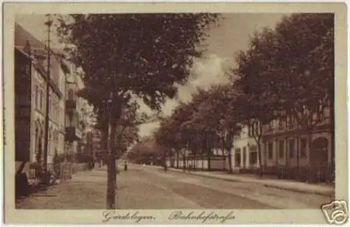 11668 Feldpost Ak Gardelegen Bahnhofstrasse 1918