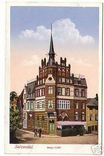 14403 Ak Salzwedel Burg Cafe´ 1919