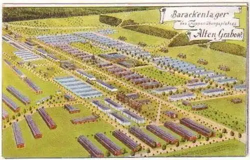 27025 Ak Truppenübungsplatz Alten Grabow um 1915
