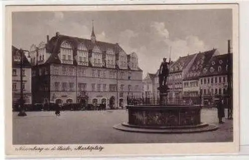 48513 Ak Naumburg a.S. Markplatz um 1940