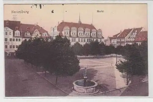 20748 Feldpost Ak Naumburg Markt 1915