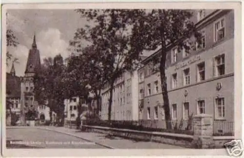 07316 Ak Bernburg Saale Kurhaus mit Kinderheim 1957