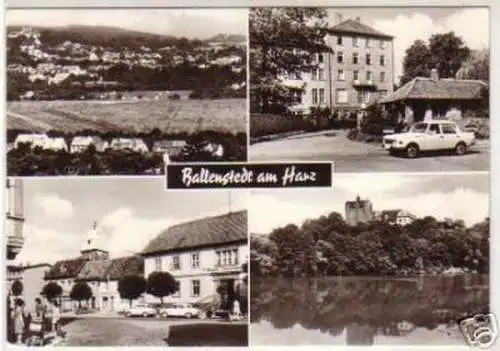 11717 Mehrbild Ak Ballenstedt am Harz 1984