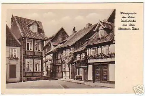 13939 Ak Wernigerode am Harz Kochstraße 1957