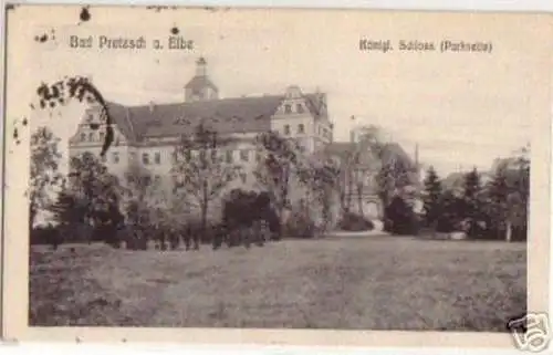 14120 Ak Bad Pretzsch a. Elbe königl. Schloss 1921