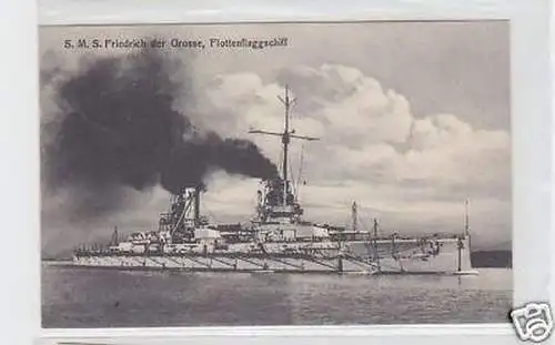 34448 Ak Flottenflaggschiff Friedrich der Grosse um1910