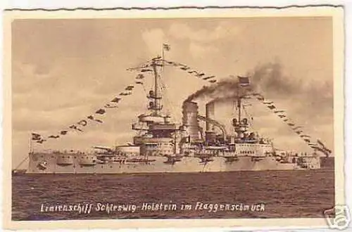 00961 Ak deutsches Kriegsschiff S.M.S. SchleswigHolstein