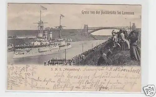 13002 Ak dt. Kriegsschiff S.M.S. "Weissenburg" 1901