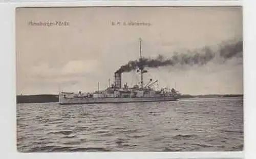 37311 Ak Kriegsschiff S.M.S. Württemberg um 1915