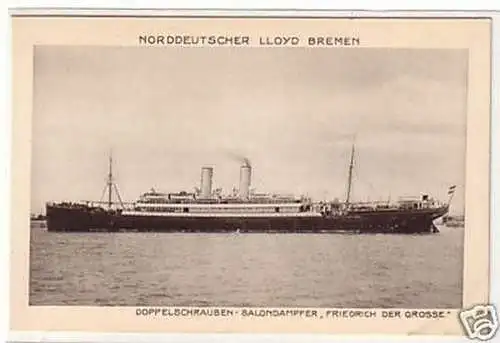 23032 Ak Salondampfer "Friedrich der Grosse" um 1920