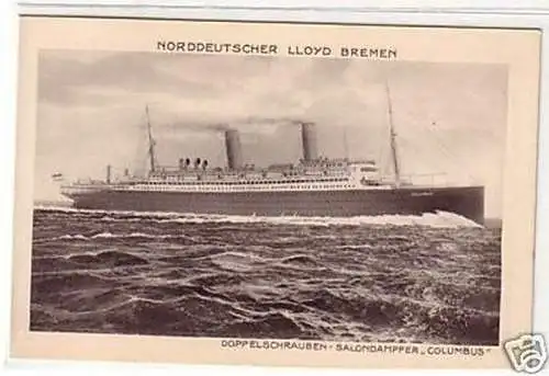 23042 Ak Salondampfer "Columbus" um 1920