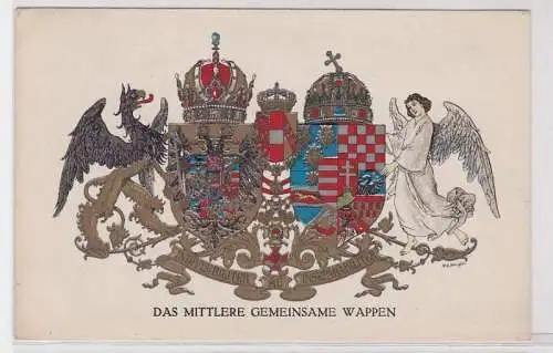 94437 Wappen AK Nr. 288 Rotes Kreuz Kriegshilfs-Büro Kriegsfürsorge-Amt