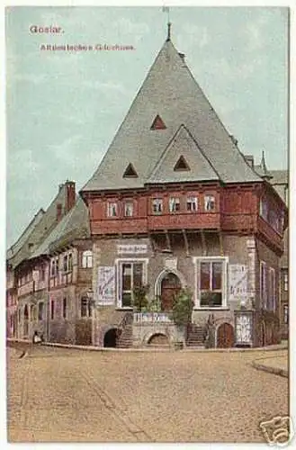 13492 Ak Goslar am Harz altdeutsches Gildehaus um 1910