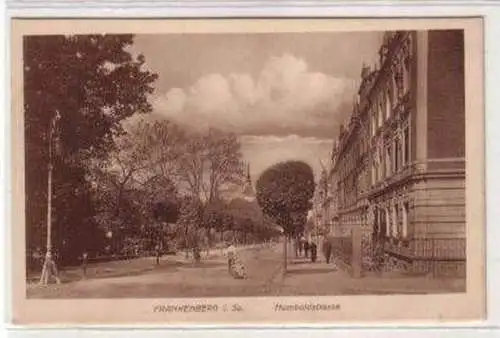 46266 Ak Frankenberg in Sa. Humboldstrasse um 1920