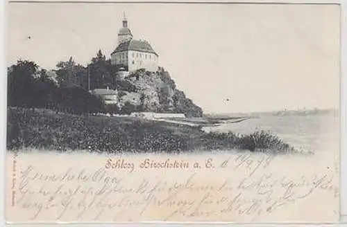 57969 Ak Schloss Hirschstein a.E. 1898