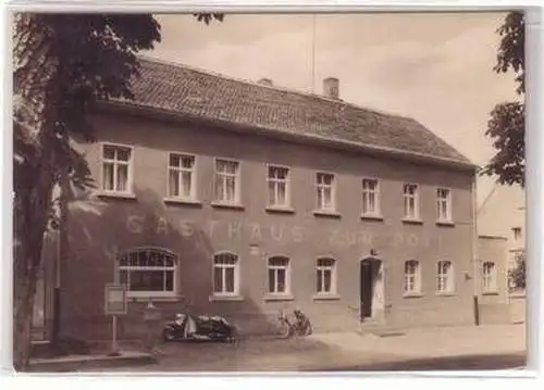 13756 Foto Ak Schmannewitz Kreis Oschatz Gasthaus "Zur Post" 1977