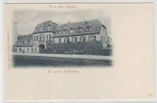 43566 Ak Das alte Leipzig die große Funkenburg um 1898