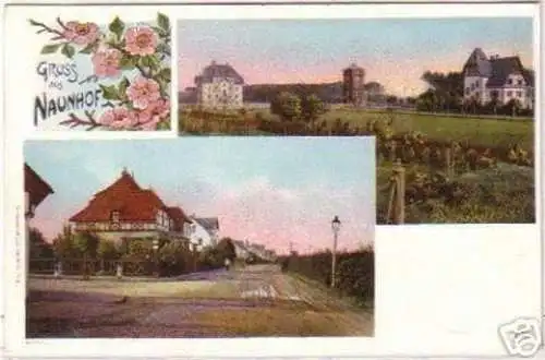 17077 Mehrbild Ak Gruss aus Naunhof um 1900