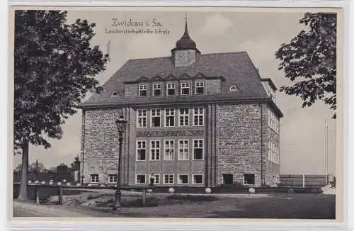 66346 AK Zwickau i. Sa. - Landwirtschaftliche Schule 1942