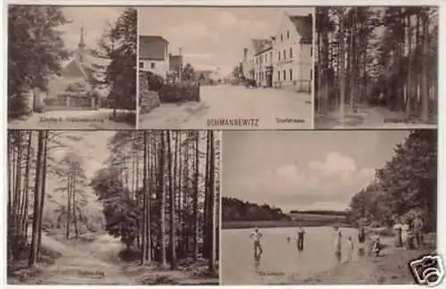 32428 Mehrbild-Ak Schmannewitz Dorfstraße usw. 1912