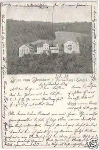 24659 Ak Gruss vom Gleesberg b. Schneeberg Erzgeb. 1898