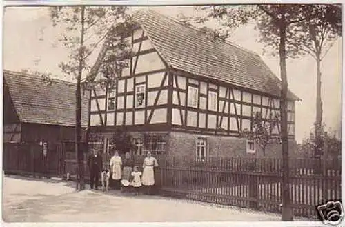 25417 Foto Ak Gersdorf Dorfansicht mit Wohnhaus um 1910